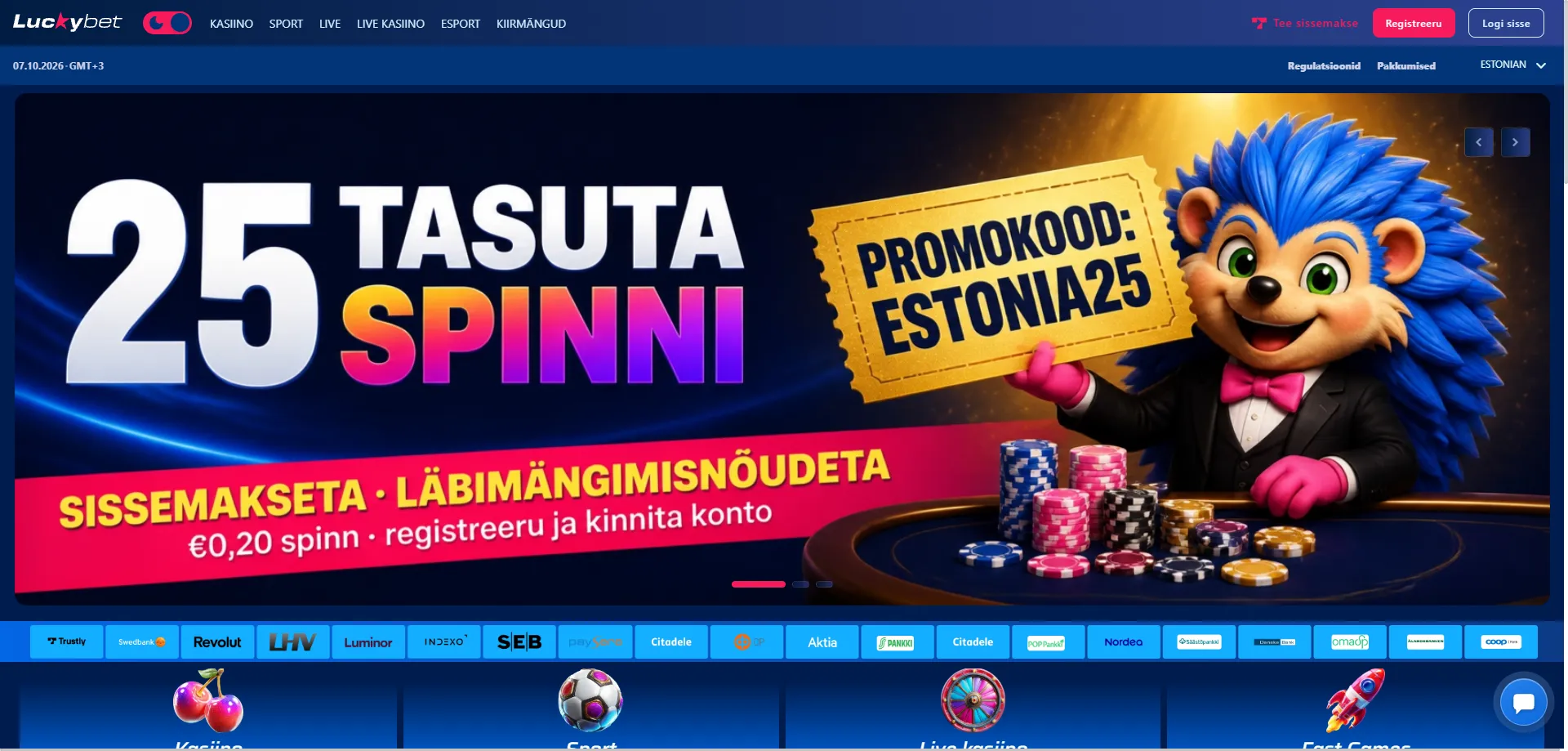 Luckybet casino VIP lojaalsusprogramm – tasemed ja eelised 2026