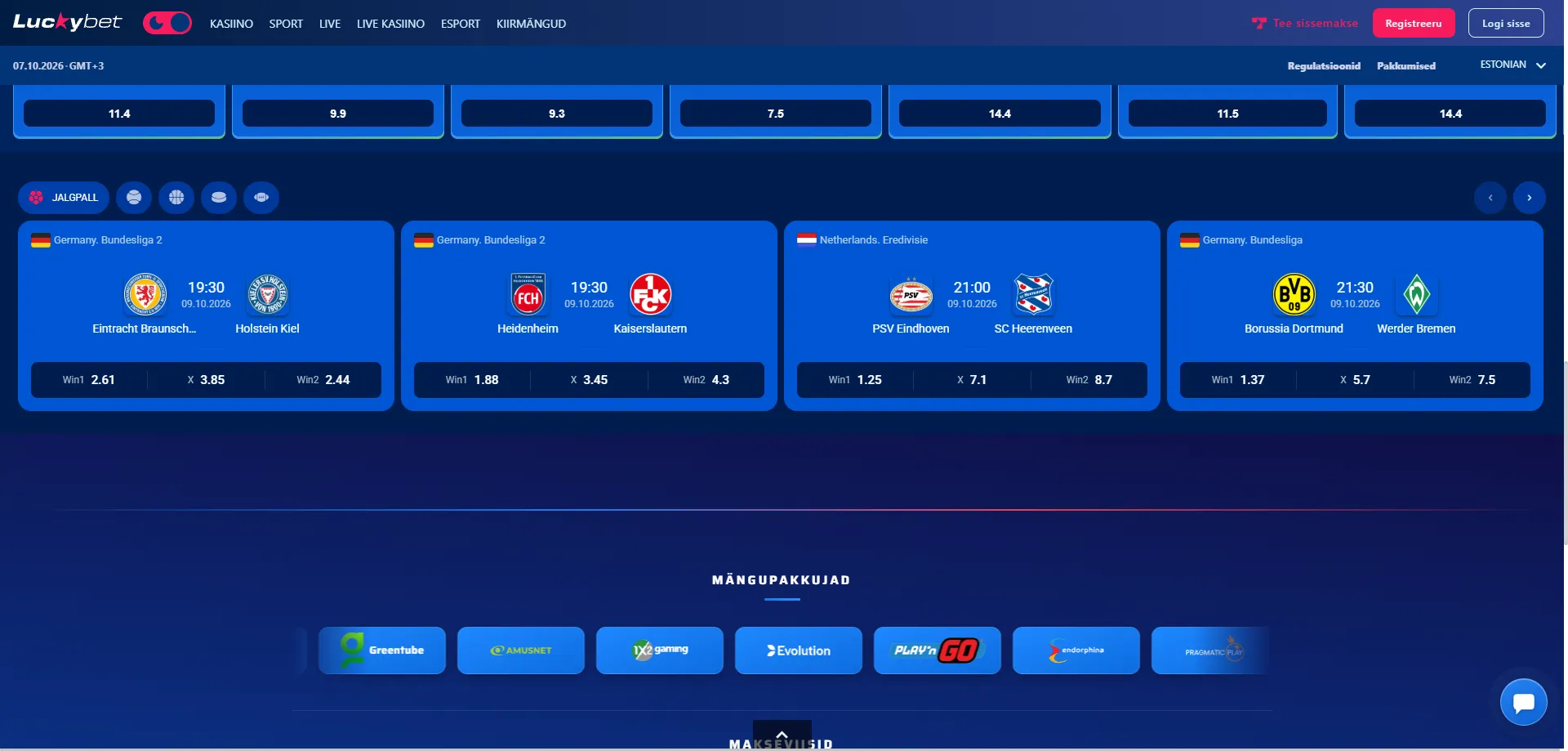Luckybet spordiennustus – lai valik spordialasid ja liigasid